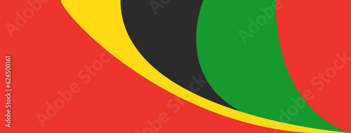 Minimalist wallpaper background with black, green, red, and yellow colors.
