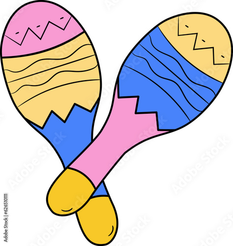 Maracas Illustration