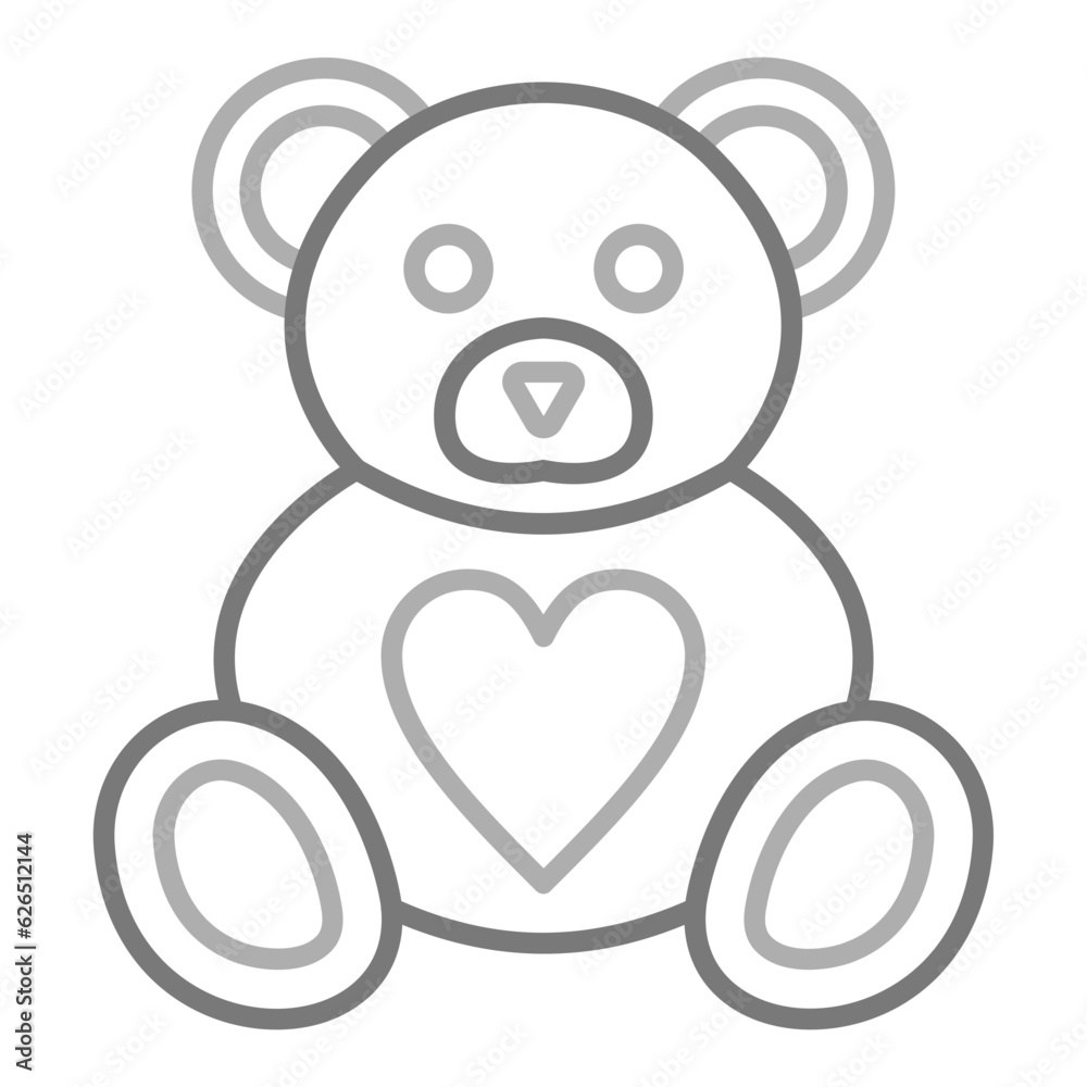 Obraz premium Teddy bear Icon