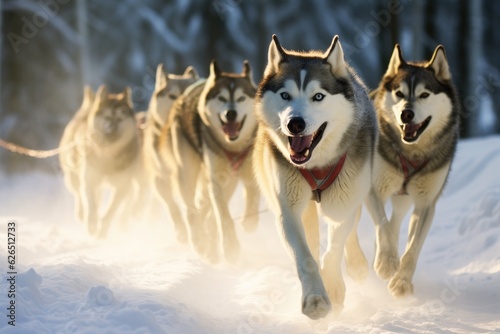 Winter Adventure with Huskies