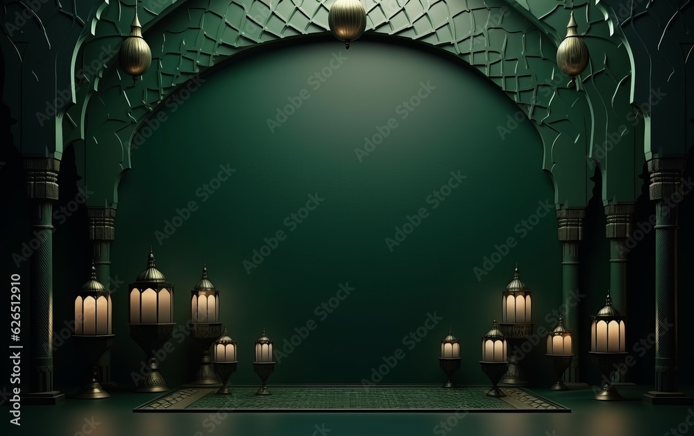 3d_Islamic_luxury_pattern_background 3d_Islamic_luxury_pattern_background