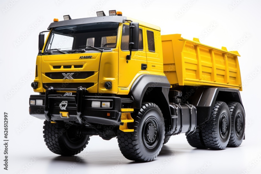 Vibrant Yellow Mining Truck