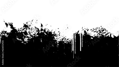 black dust Vintage grunge paper texture. Old worn overlay distressed background. Torn and crumpled pattern for poster or vinyl album cover. Vector illustration of rough, dirty, grainy design. 