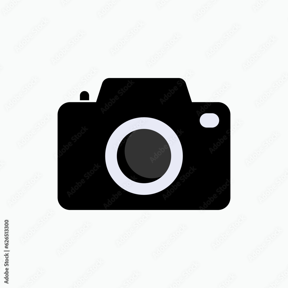 Camera Icon. Photography , Photographer Symbol for Design, Presentation, Website or Apps Elements - Vector.       