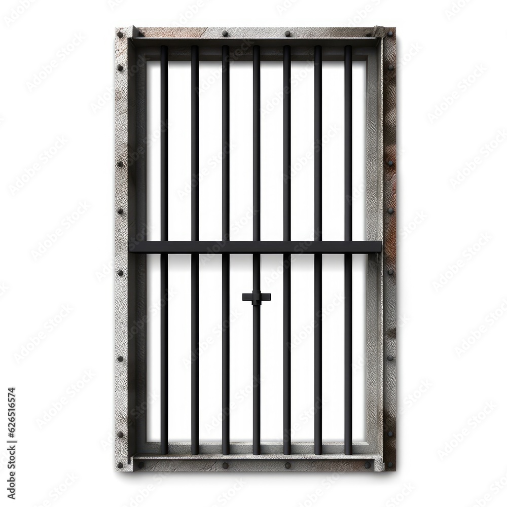 Isolated Prison Bars: Background of Confinement Isolated Prison Bars: Background of Confinement