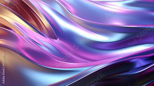 holographic abstract background with glossy surface