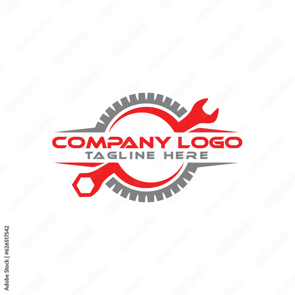 Car Auto gear logo, automotive or mechanic logo design
