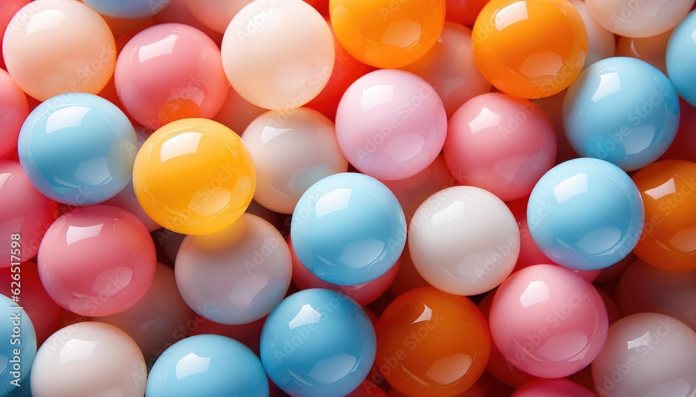 Radiant Sphere Delight: Shiny Balls Background Radiant Sphere Delight: Shiny Balls Background