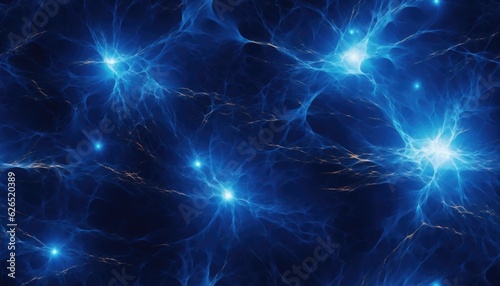 blue background with electric currents