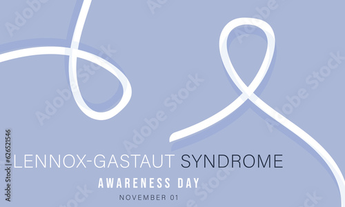 International Lennox-Gastaut Syndrome Awareness Day. background, banner, card, poster, template. Vector illustration. photo