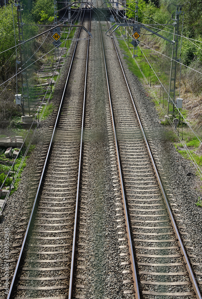 vías ferrocarril