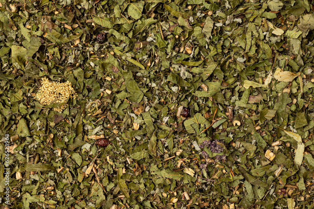 Herbal dry tea leaf background Herbal dry tea leaf background