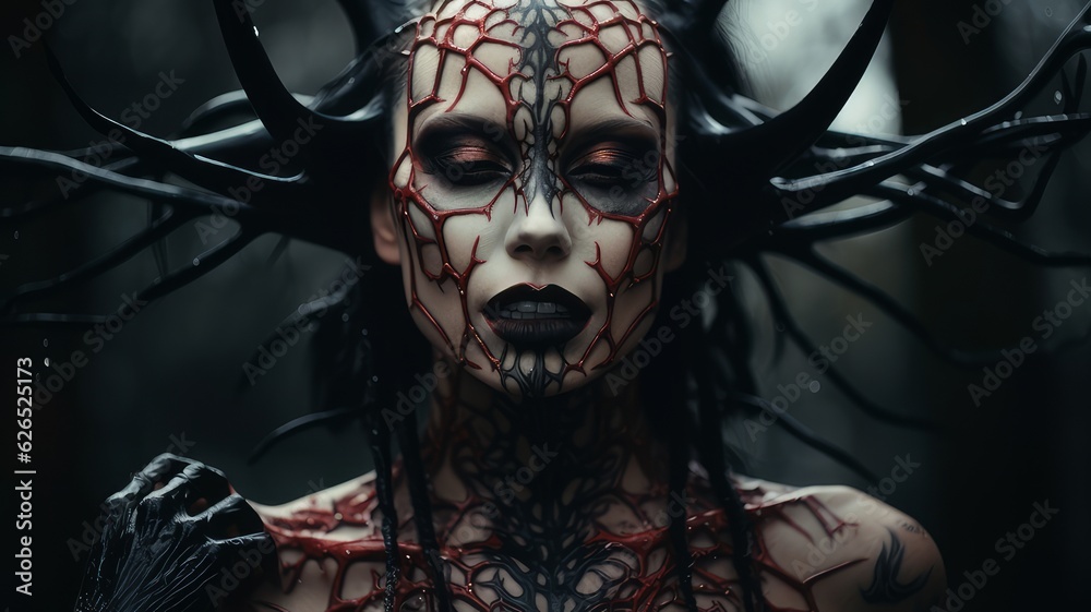 creepy demon woman creepy demon woman