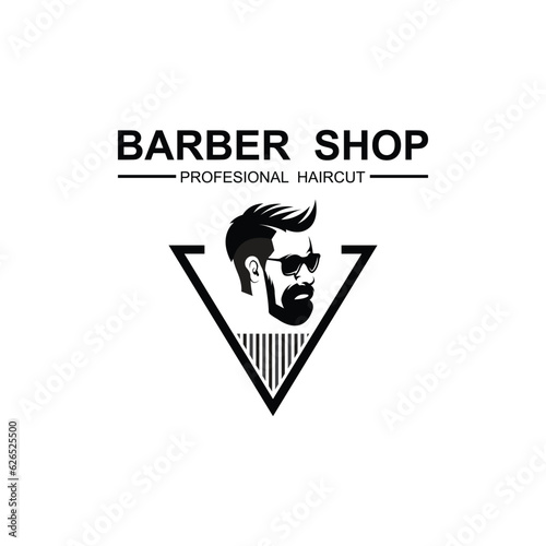 barbershop logo icon vector