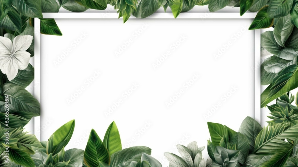 Foliage frame border