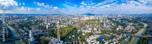 Urban Environment of Jiangsu Nanjing Broadcast Television Tower, Jiangsu Province, China © Weiming