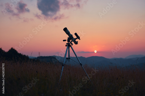 Astronomical telescope for observing planets, Moon, Sun, stars, comets and other celestial objects.