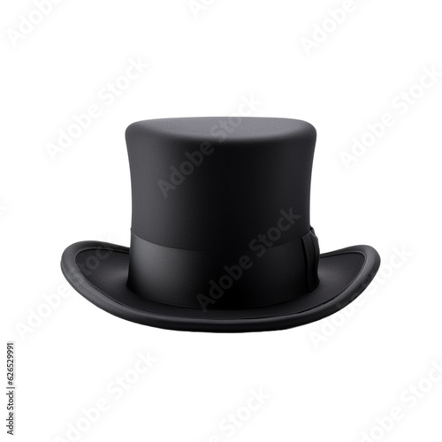 a bowler hat isolated on a white background, png image, genarative ai