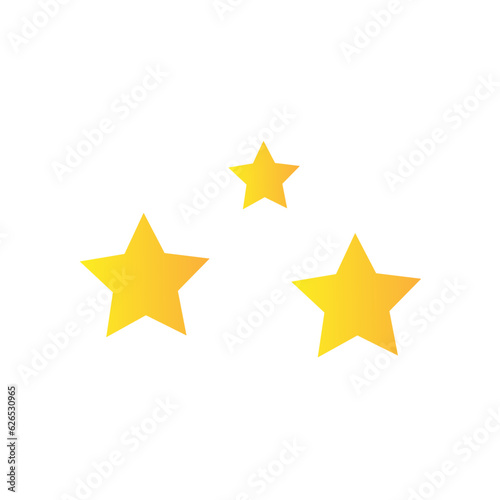 Bright and clear stars in rainy season icon. weather symbol set isolated vector illustration.
