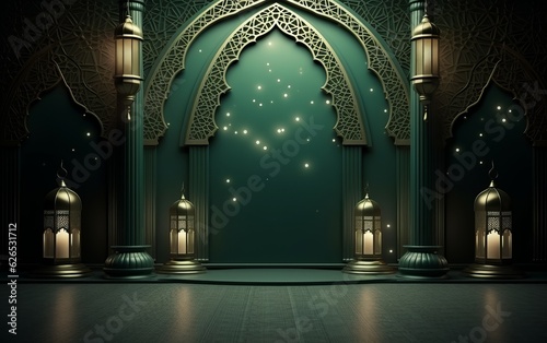 3d_Islamic_luxury_pattern_background