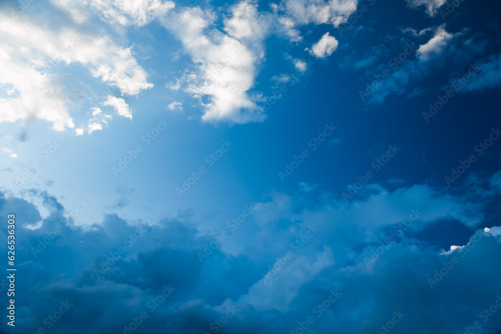 Sky clouds. Blue sky and white clouds background Sky clouds. Blue sky and white clouds background