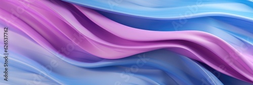 Wallpaper Mural Abstract blue and pink background with folded textile ruffle. Generative AI Torontodigital.ca