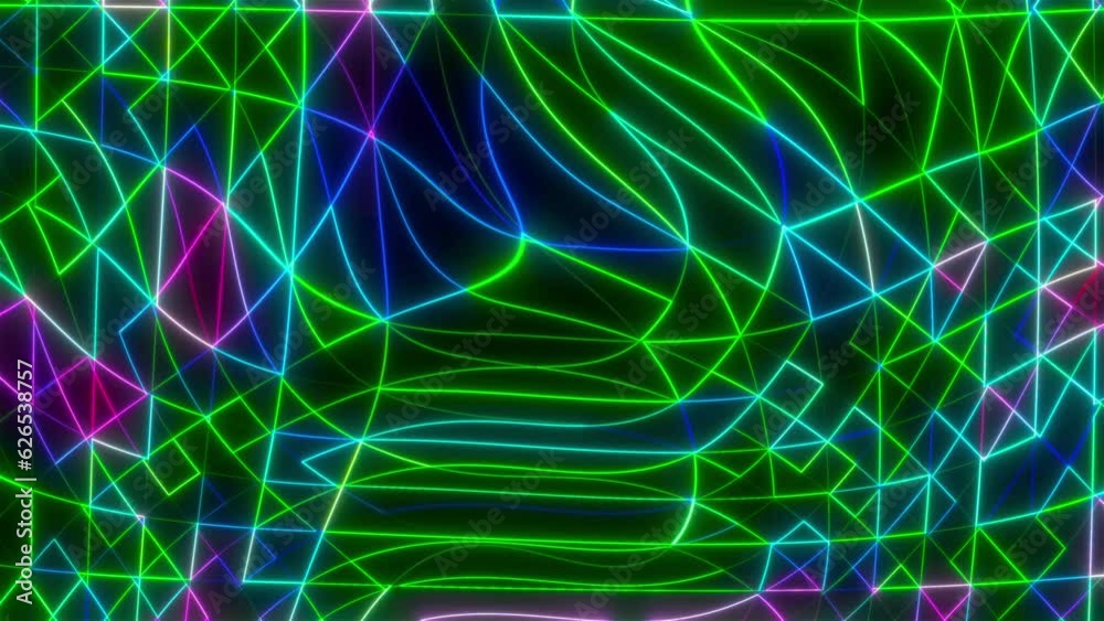 Abstract random neon lines. Computer generated 3d render Abstract random neon lines. Computer generated 3d render