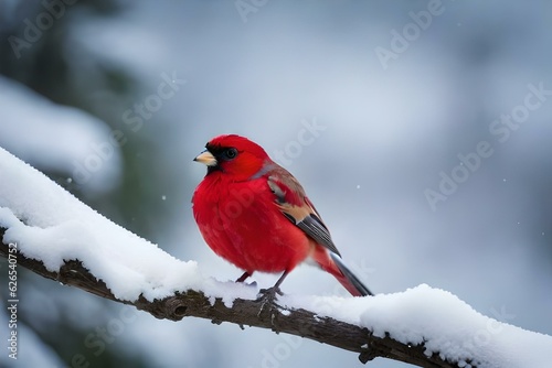 female cardinal on a branch © Sajawal