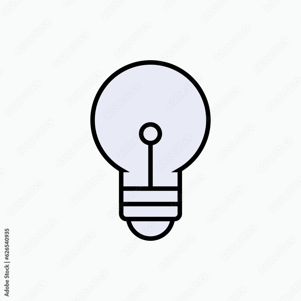 Creative Icon. Creation, Lightbulb. Creative Symbol. Creative Icon. Creation, Lightbulb. Creative Symbol.