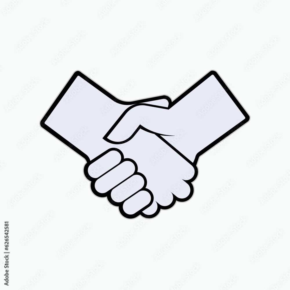 Deal Icon. Corporation, Agreement Symbol - Vector. Deal Icon. Corporation, Agreement Symbol - Vector.