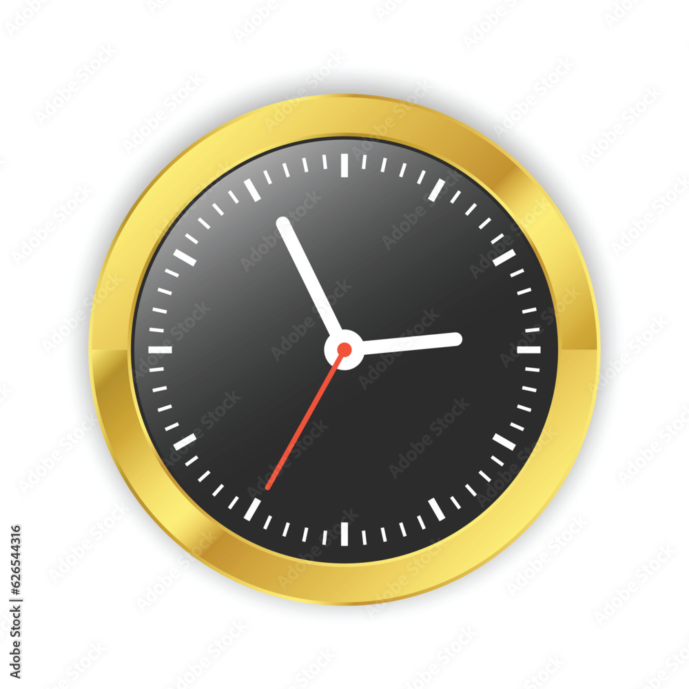 3D Realistic Clock Vector Flat, Clock Face Vector Isolated, Classic And Modern Glossy Wall Clock For UI UX Design, Presentation, Website And Apps, Office Hour, Deadline Illustration, Schedule Icon 3D Realistic Clock Vector Flat, Clock Face Vector Isolated, Classic And Modern Glossy Wall Clock For UI UX Design, Presentation, Website And Apps, Office Hour, Deadline Illustration, Schedule Icon