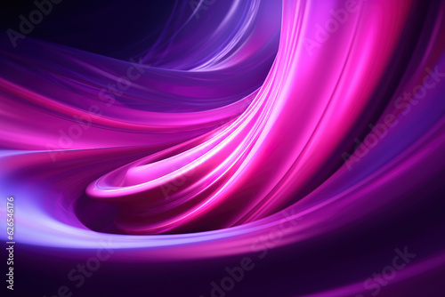 Luxurious purple background with flying fabric 3d rendering generative ai