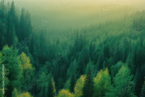 Beautiful forest landscape
