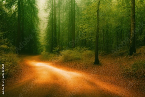 Beautiful forest landscape