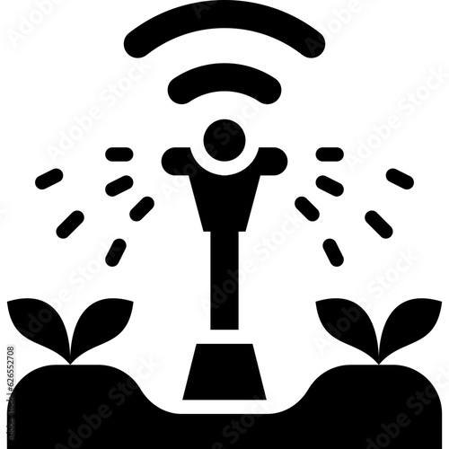 sprinkler solid icon
