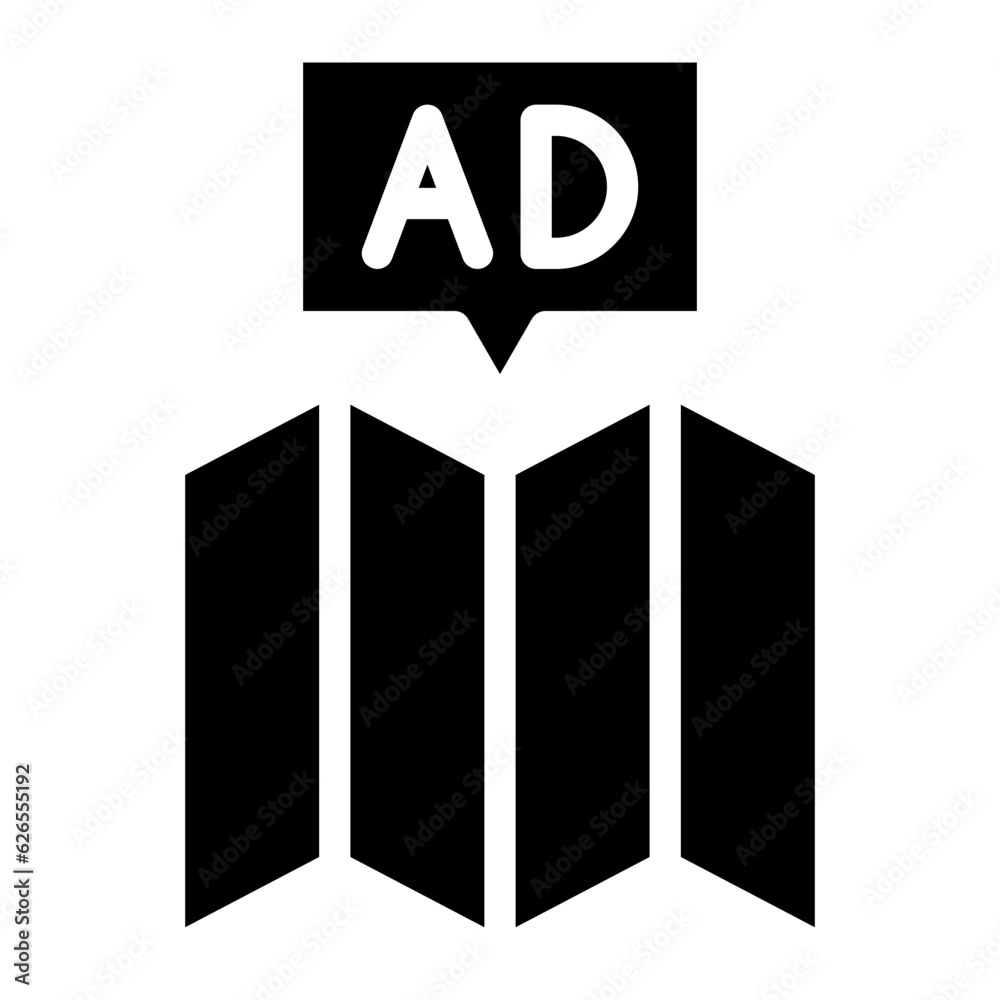 advertisement glyph advertisement glyph