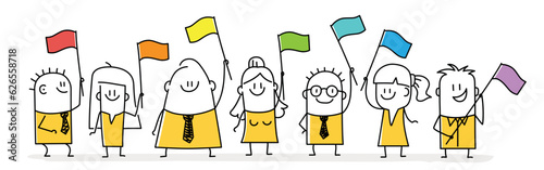 Group of men and women activists.