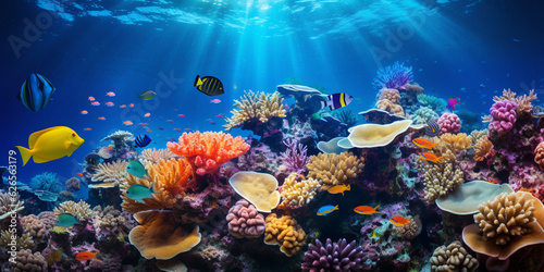 underwater image representing the vibrant marine life © Debi Kurnia Putra