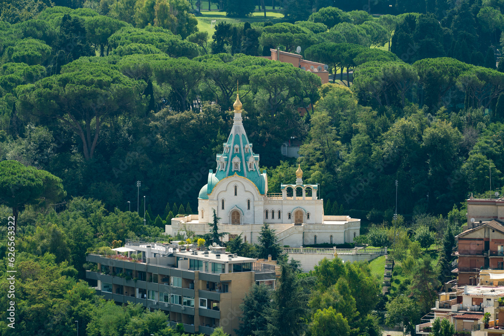 Saint Catherine Russian Orthodox Church in Rome, Italy