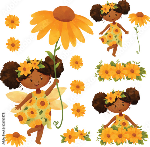 Lovely Sunflower Fairy
