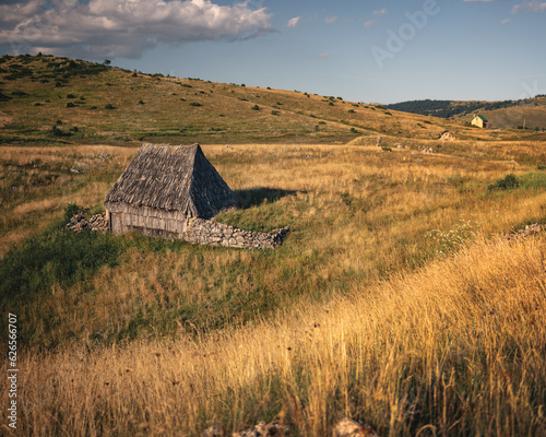 Nice village in the mountai...