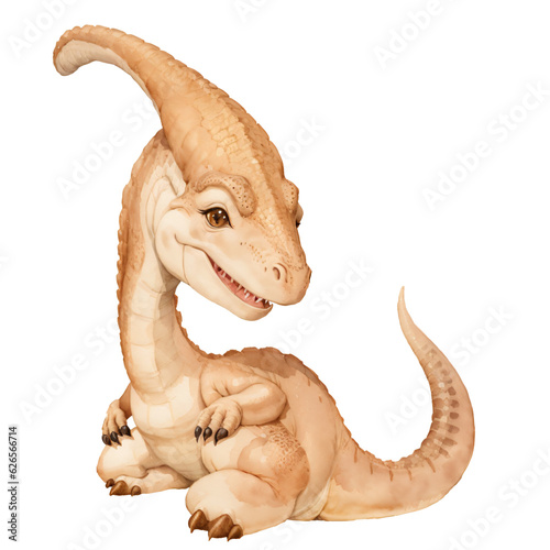 Watercolor Dinosaurs Clipart | Neutral Baby Boy Decor | Dino Nursery Decor| Transparent PNG