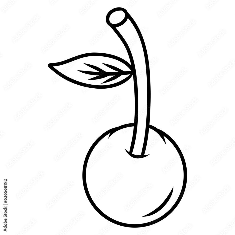 cherry fruit icon cherry fruit icon