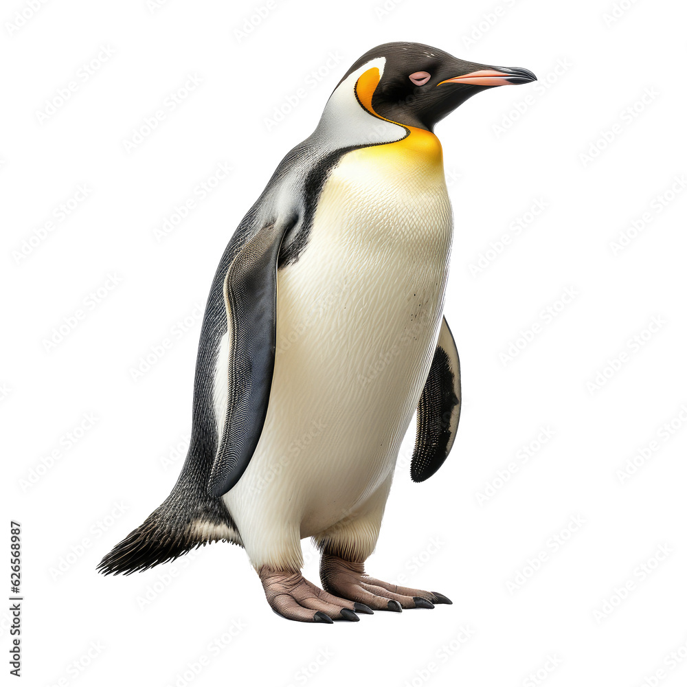 Obraz premium penguin looking isolated on white