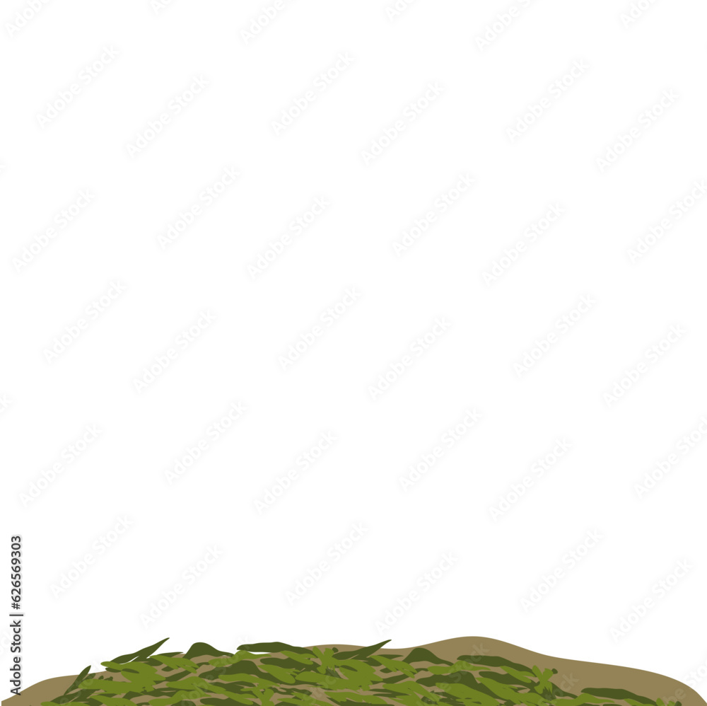 Abstract Shaped Organic Fertilizer Illustration Abstract Shaped Organic Fertilizer Illustration