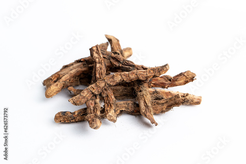 Wallpaper Mural Calamus, Sweet flag (Acorus calamus L.) roots dried herb ingredient isolated in white background. Torontodigital.ca