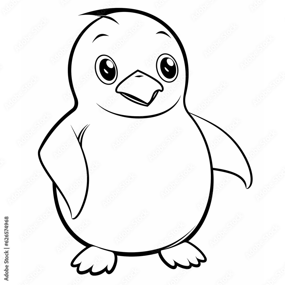 Penguins, penguin cartoon, penguin black and white, line, cute,birds Penguins, penguin cartoon, penguin black and white, line, cute,birds