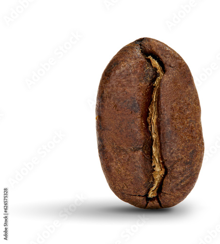 Coffee bean isolated on transparent background