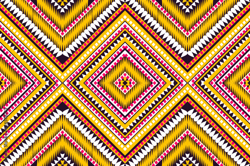 seamless pattern design geometric square triangle circle tribal fabric indian turkish african popular wave ethnic vactor black pink yellow white design for textile print wallpaper seamless pattern design geometric square triangle circle tribal fabric indian turkish african popular wave ethnic vactor black pink yellow white design for textile print wallpaper