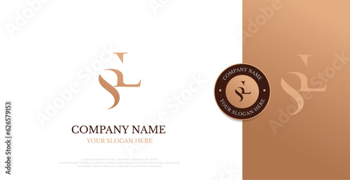 Initial SL Logo Design Vector 